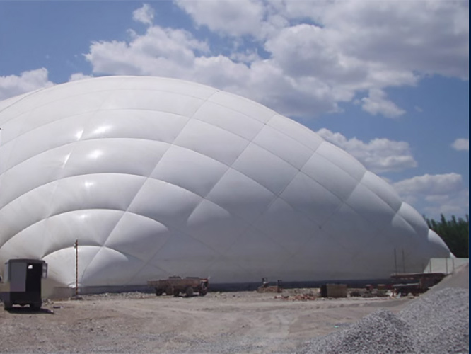 Environmentally Friendly Construction Foundation Pit Air Dome Structure Tent